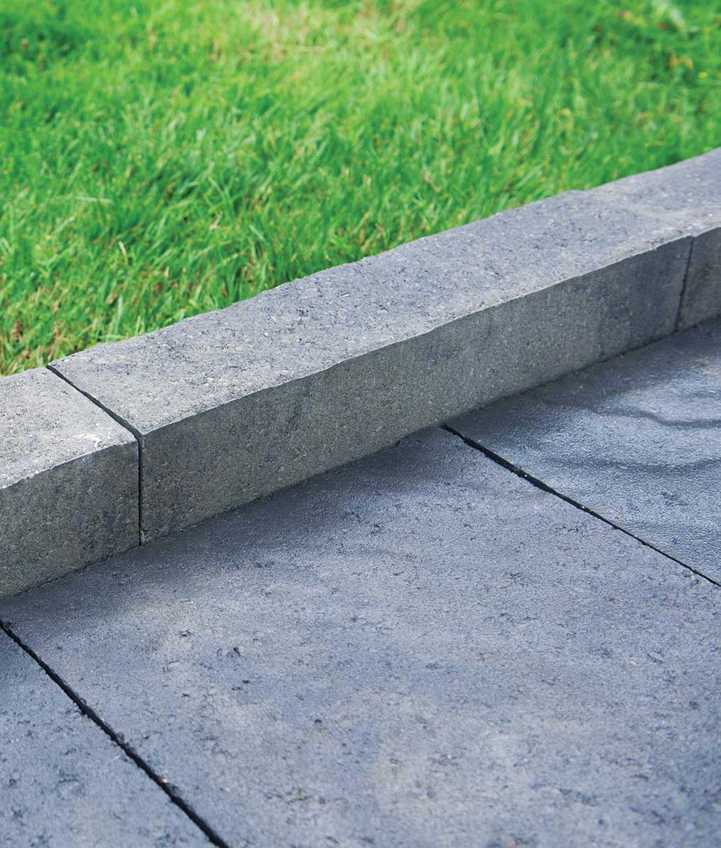 Mocerno concrete curb grey | Patio Drummond